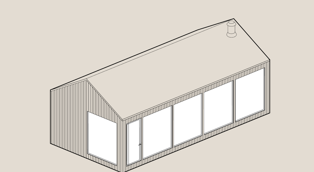 Illustration af Tiny house