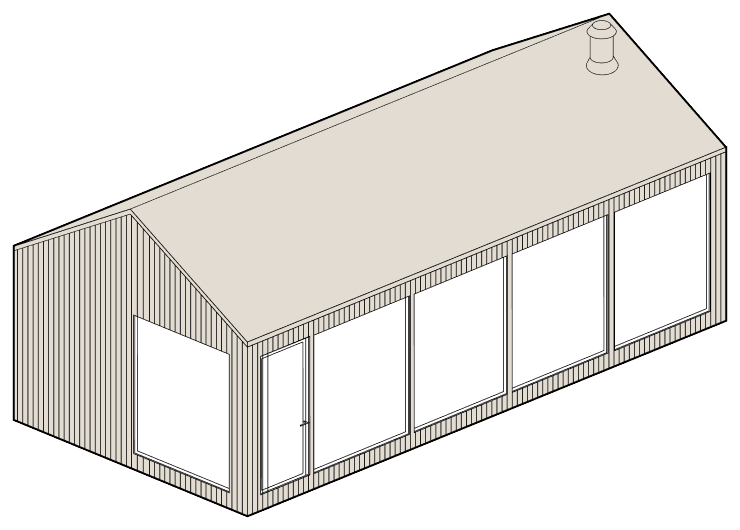 Illustration af Tiny house